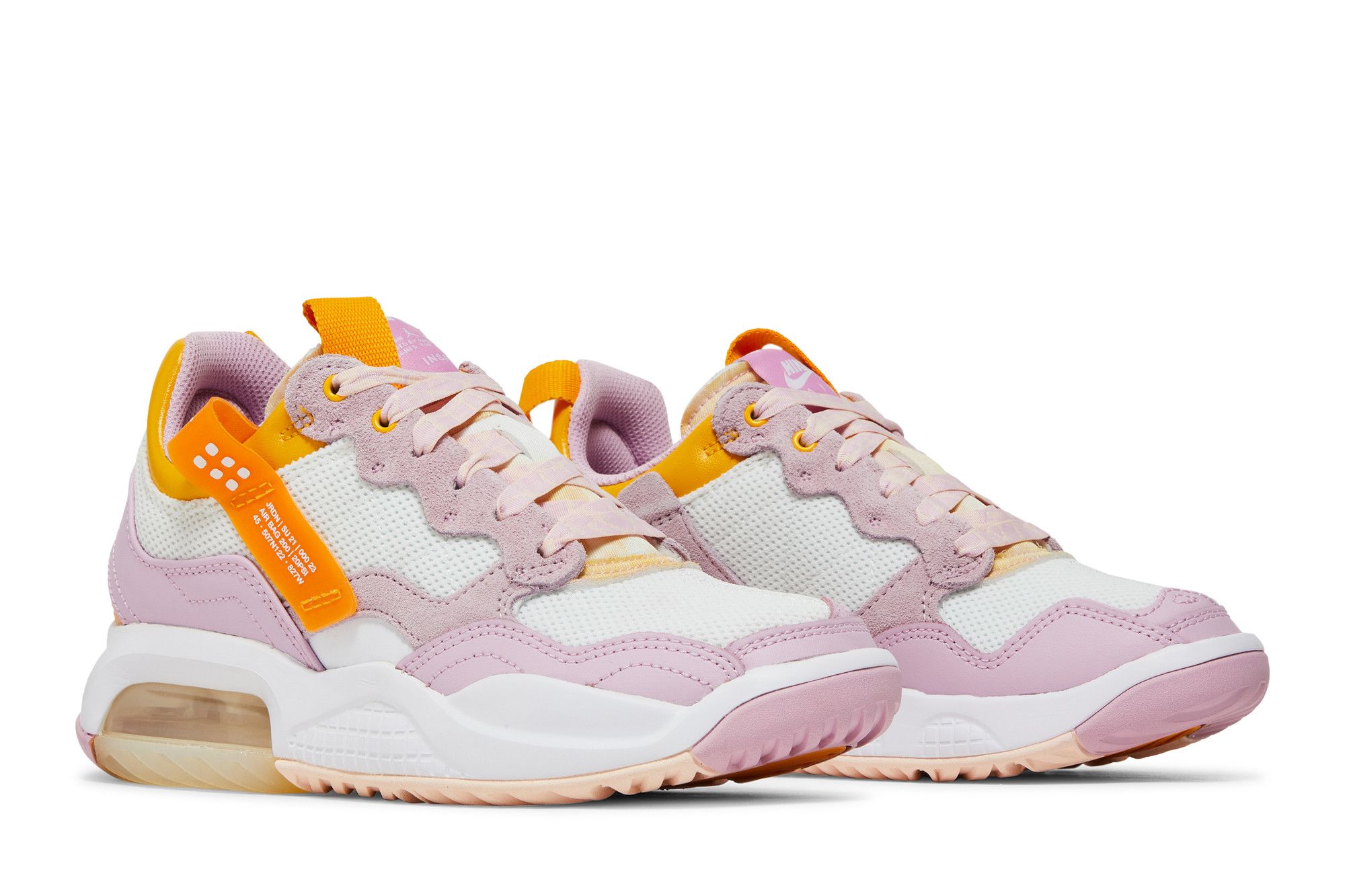 Size 3.5 Jordan MA2 GS 'White Light Arctic Pink Gold'