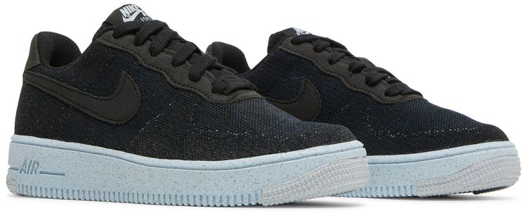 Nike Air Force 1 Crater Flyknit GS Black Chambray Blue