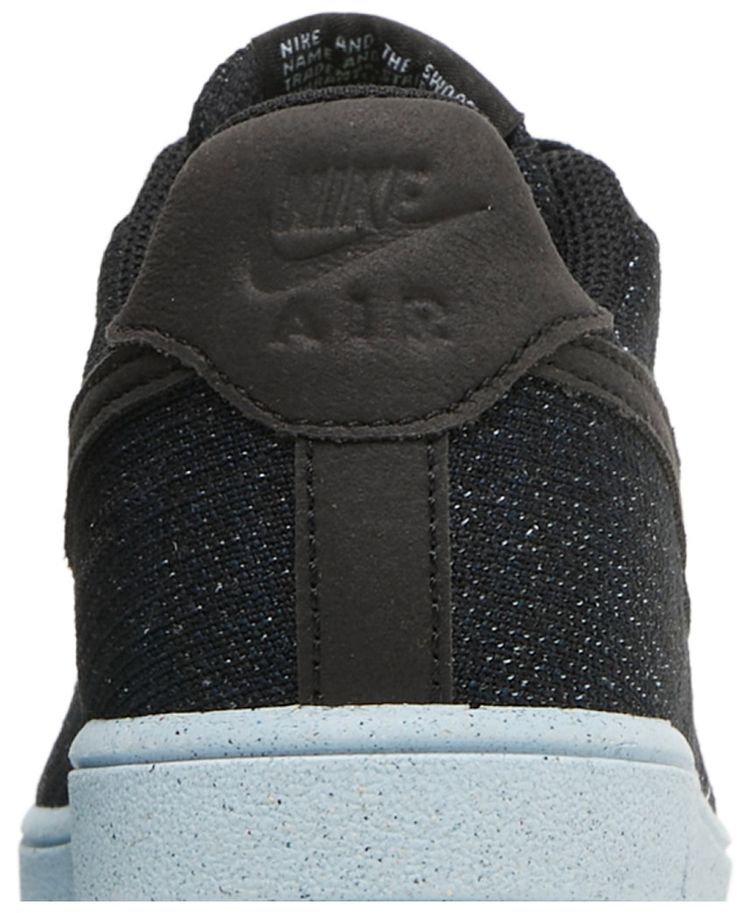 Nike Air Force 1 Crater Flyknit GS Black Chambray Blue