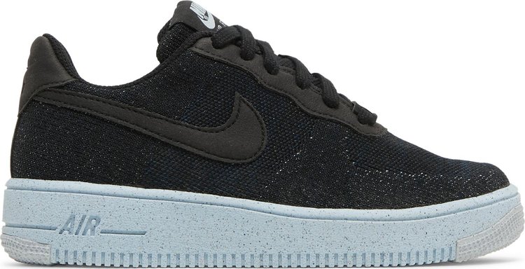 Air Force 1 Crater Flyknit GS 'Black Chambray Blue'