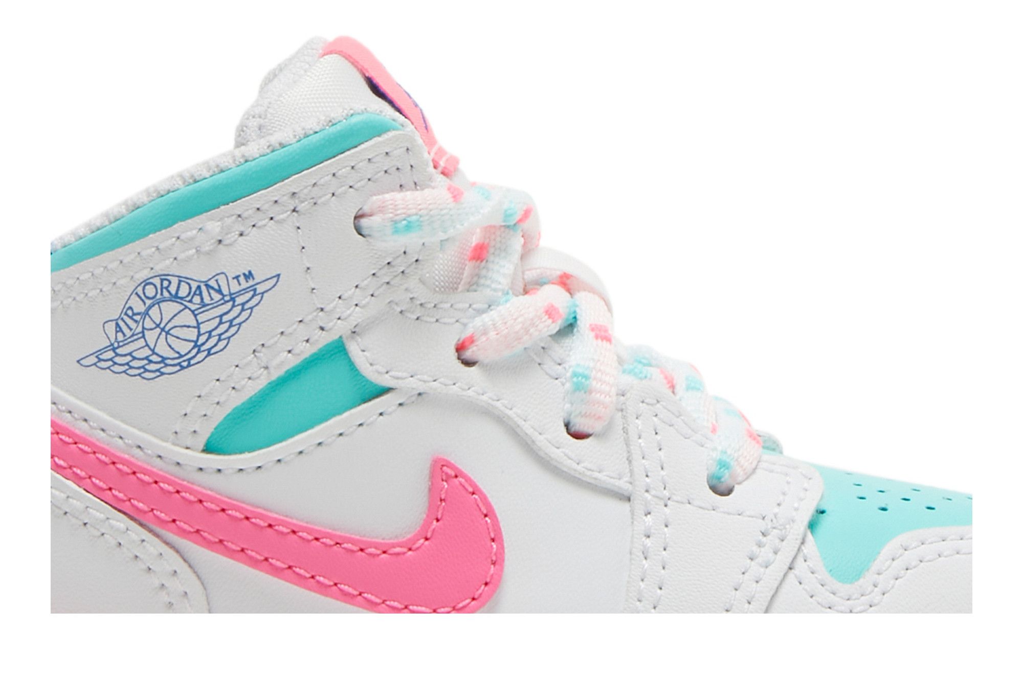 Pink and turquoise jordans outlet