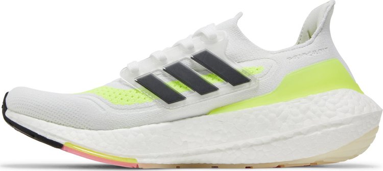 Wmns UltraBoost 21 White Solar Yellow