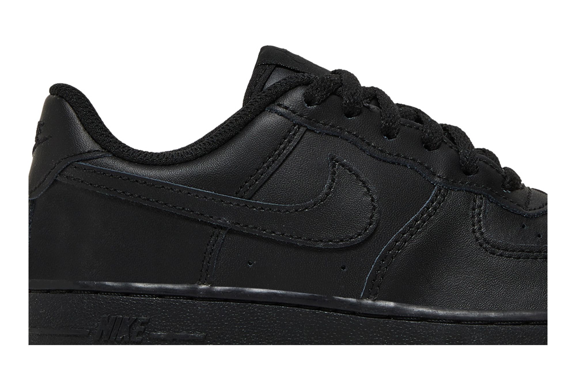 NIKE Little Kids Air Force 1 Low Casual Shoes Black Size 11.0