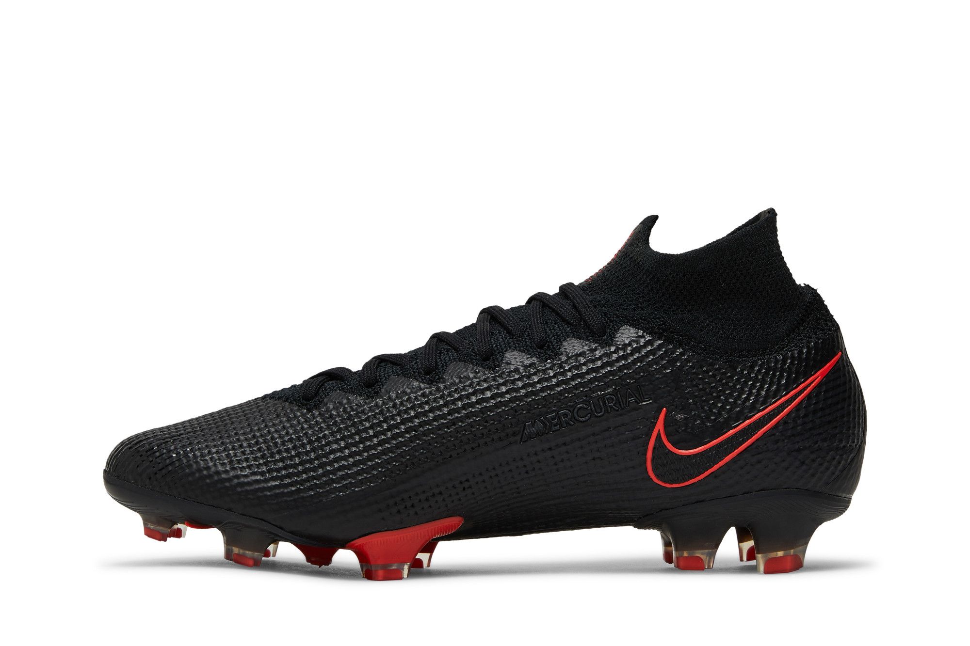 mercurial superfly 7 black and red