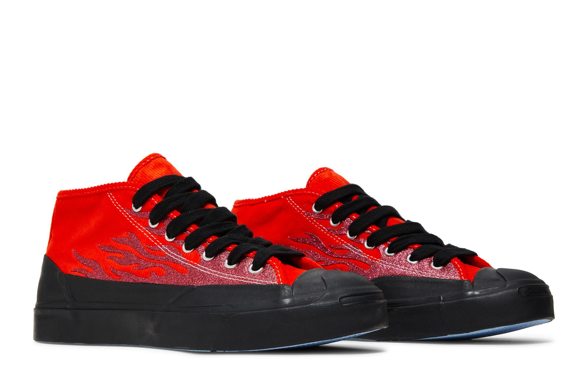 Size 3.0 ASAP Nast x Jack Purcell Mid Red Flames