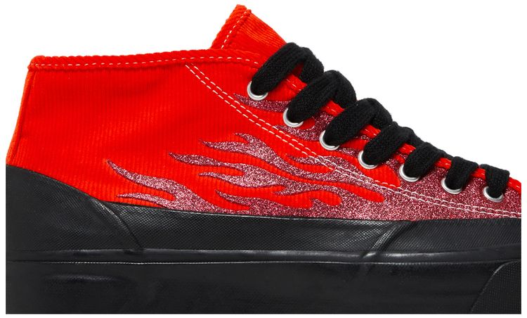 ASAP Nast x Converse Jack Purcell Mid Red Flames