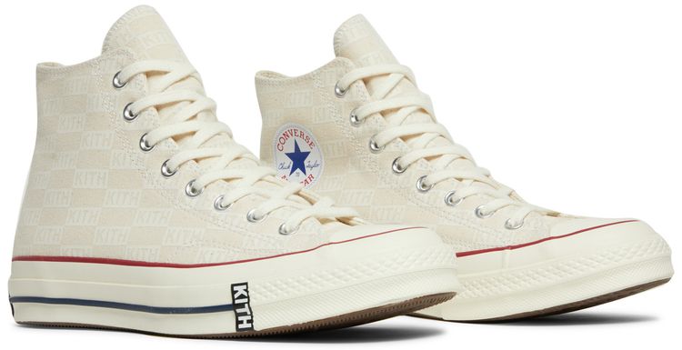 Converse Kith x Chuck 70 Hi White Monogram