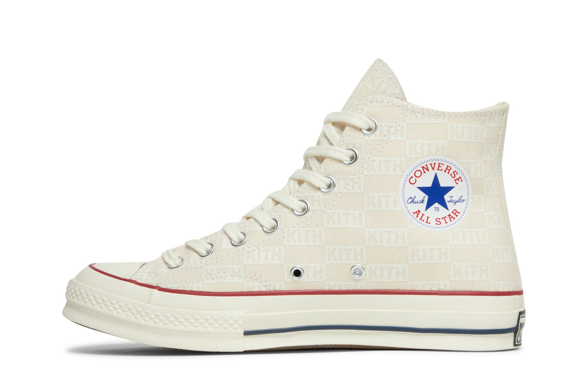 Buy Kith x Chuck 70 Hi White Monogram 165523C GOAT