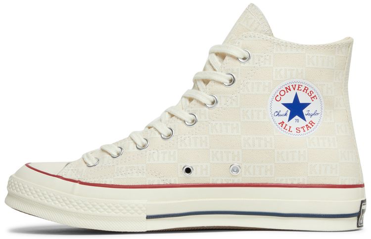 Converse Kith x Chuck 70 Hi White Monogram