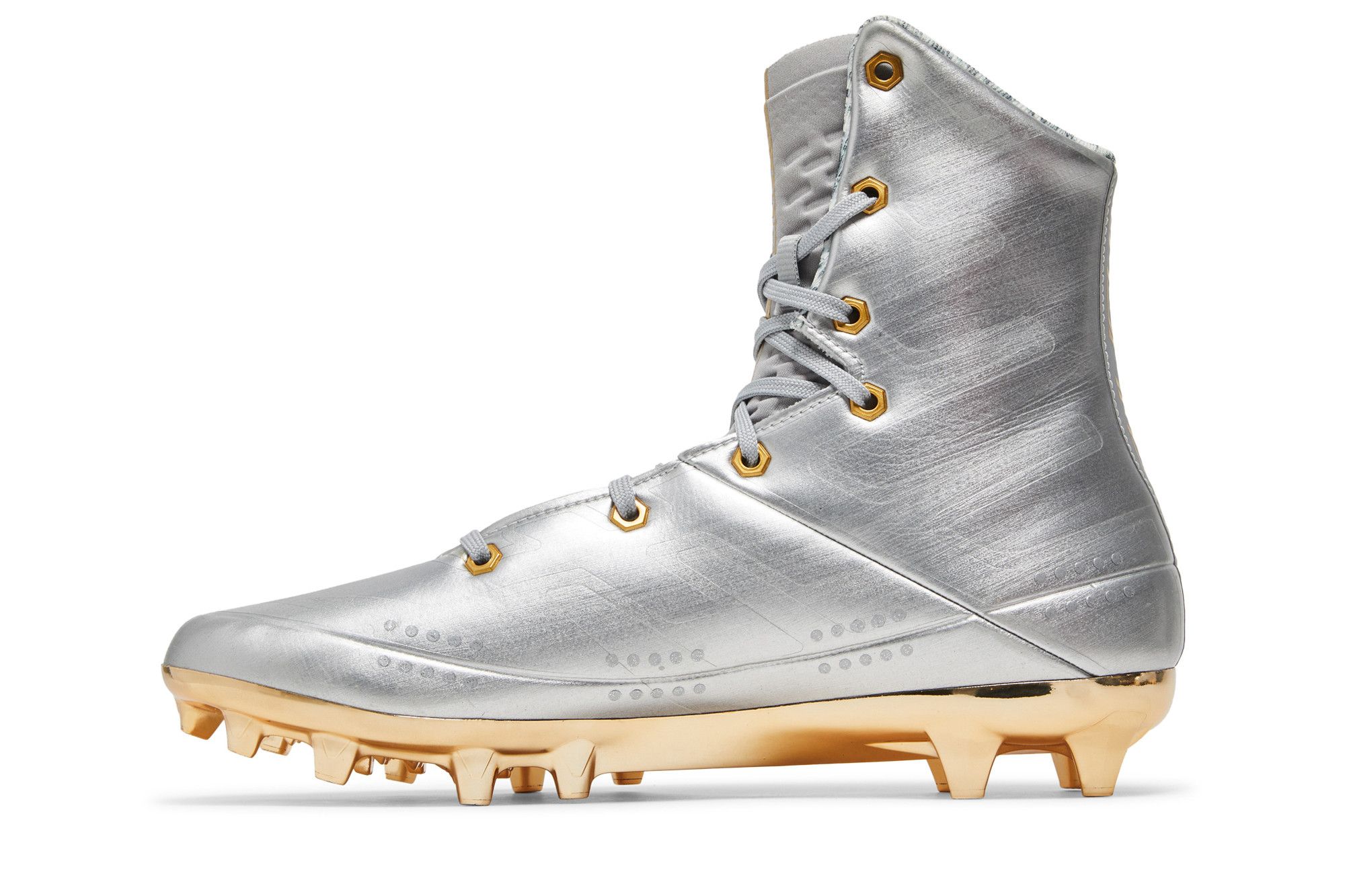 Gold under armour highlight cleats store