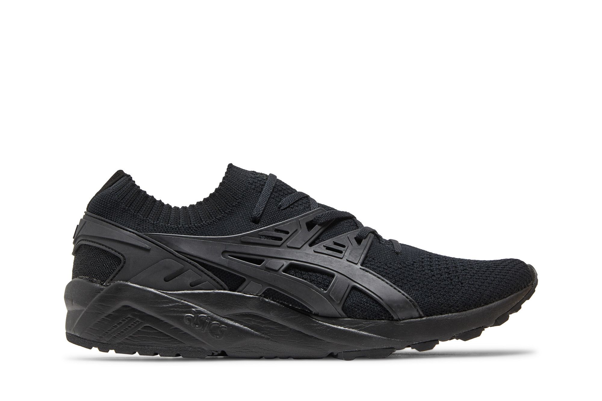 Asics kayano shop knit black