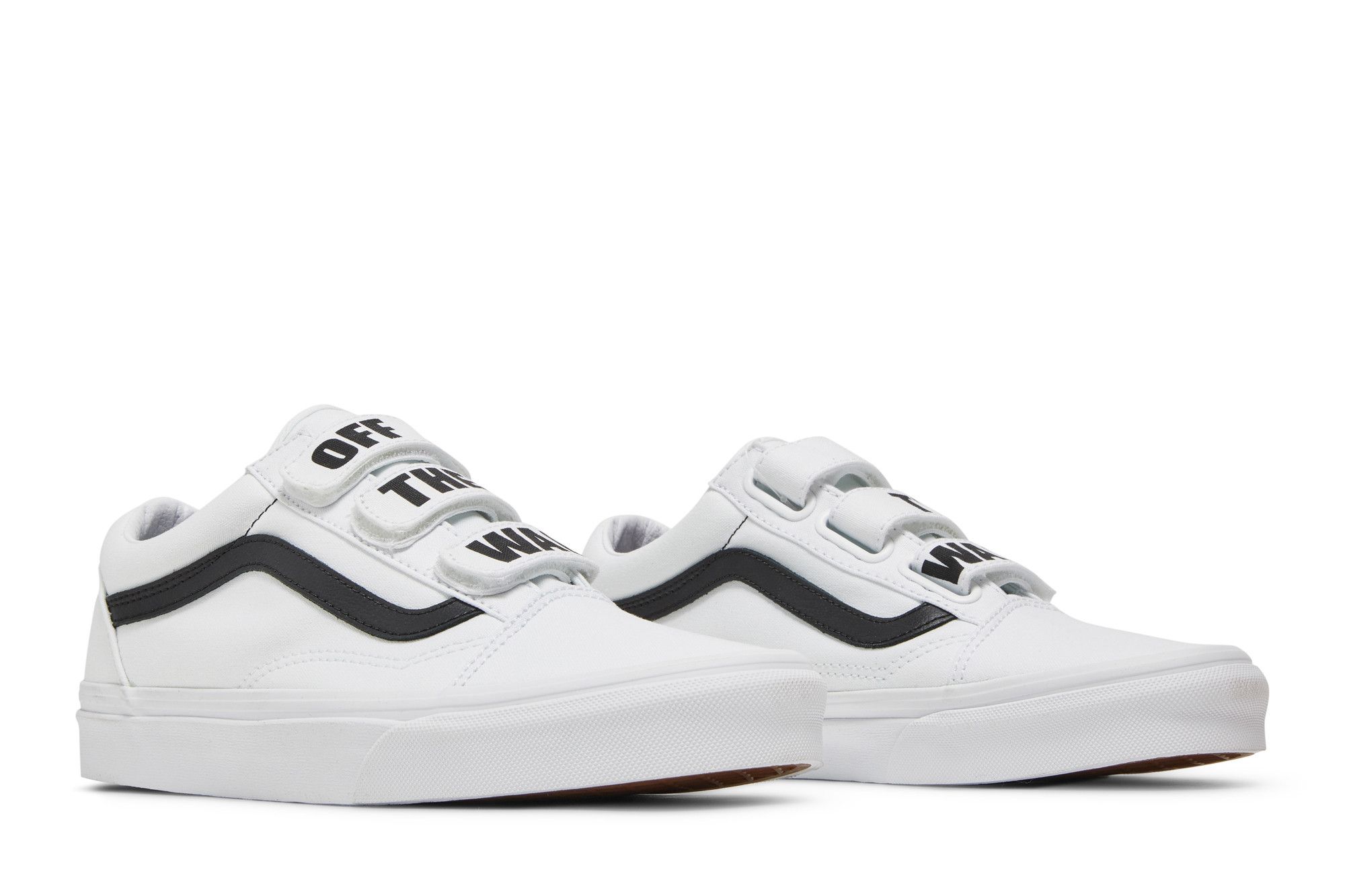 Vans old skool v off the wall white on sale