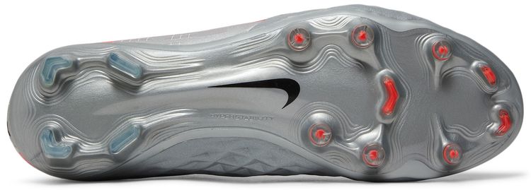 Nike Tiempo Legend 8 Elite FG Metallic Grey Crimson