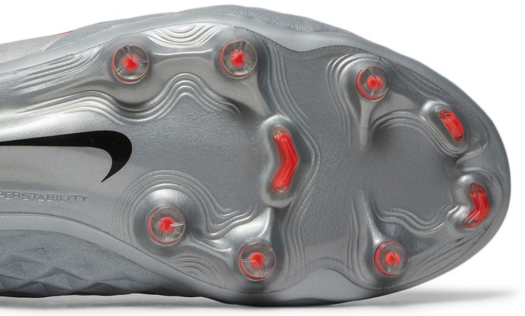 Nike Tiempo Legend 8 Elite FG Metallic Grey Crimson