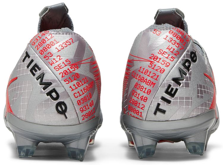 Nike Tiempo Legend 8 Elite FG Metallic Grey Crimson