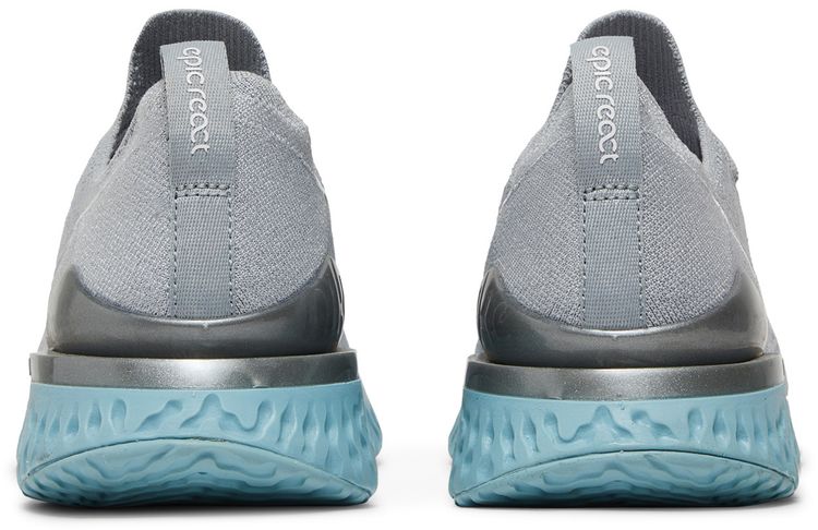 Nike Wmns Epic React Flyknit 2 Wolf Grey Ocean Bliss