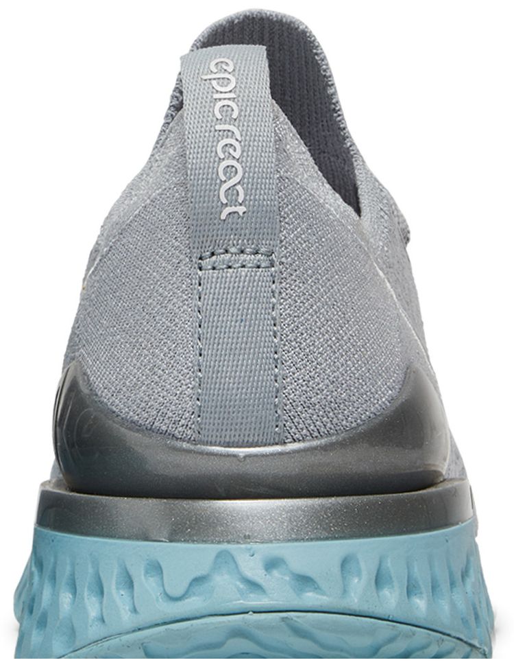 Nike Wmns Epic React Flyknit 2 Wolf Grey Ocean Bliss