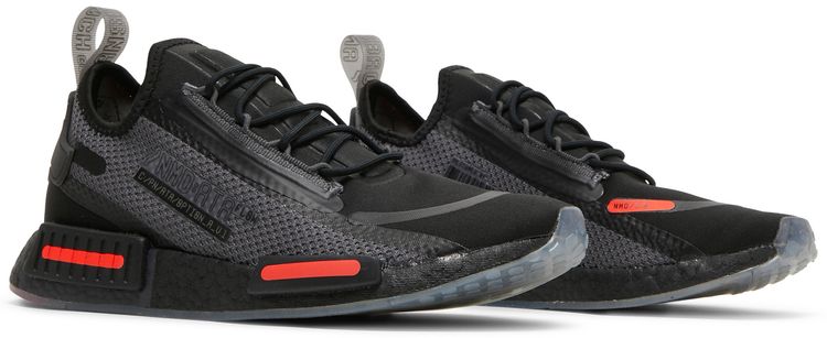 Adidas NMD R1 Spectoo Black Solar Red