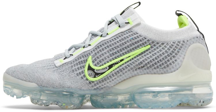 Nike Air Vapormax 2021 Flyknit Logo Pack   Wolf Grey Volt