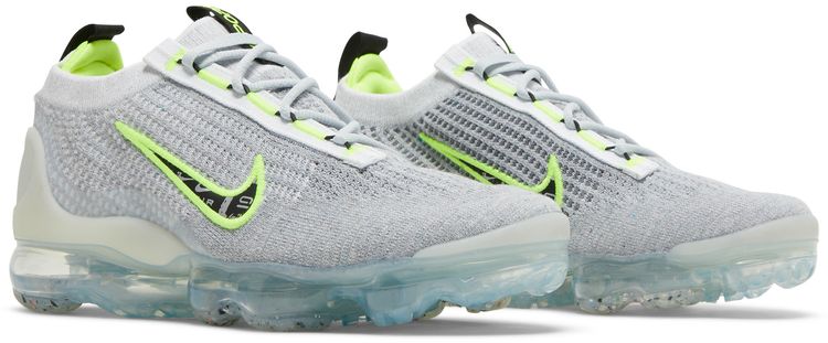 Nike Air Vapormax 2021 Flyknit Logo Pack   Wolf Grey Volt