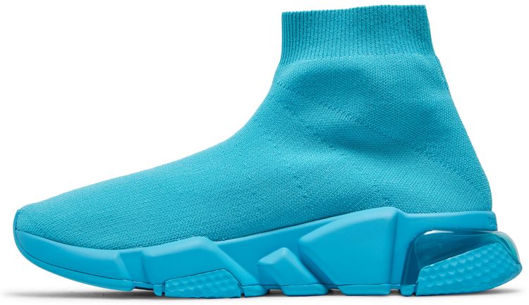 Balenciaga Wmns Speed Sneaker Clear Sole   Light Blue