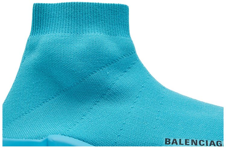 Balenciaga Wmns Speed Sneaker Clear Sole   Light Blue