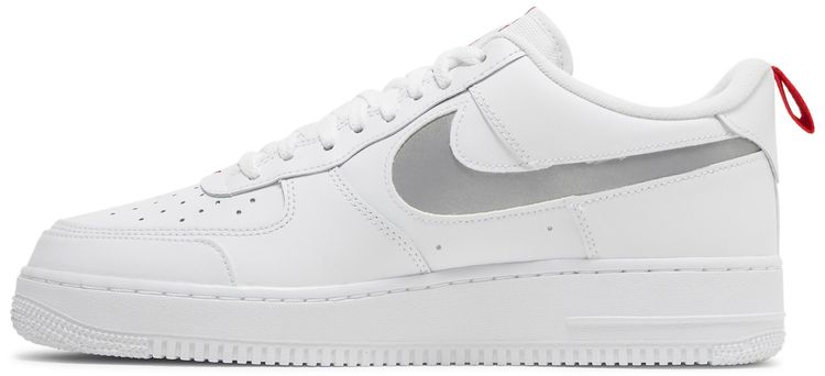 Nike Air Force 1 Low Cut Out Swoosh   White