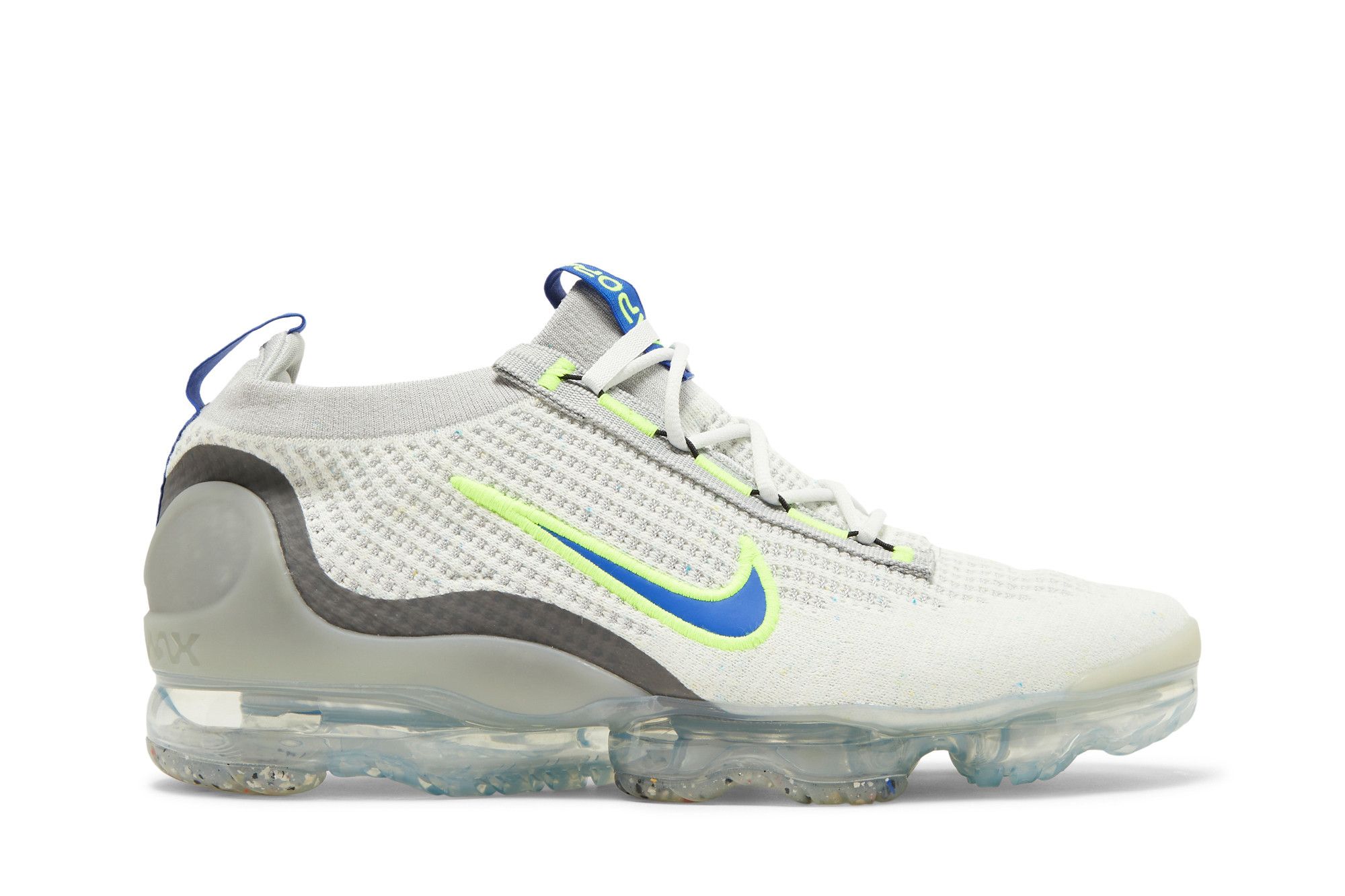 Buy Air Vapormax 2021 Flyknit White Volt Hyper Royal DC9394 100 GOAT