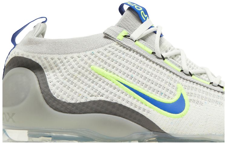 Nike Air Vapormax 2021 Flyknit White Volt Hyper Royal