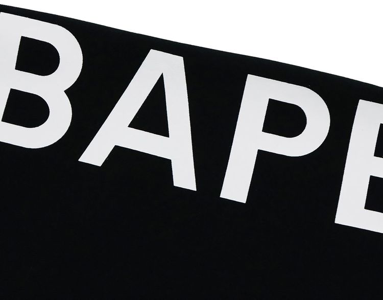 BAPE Patch Sweat Pants Black