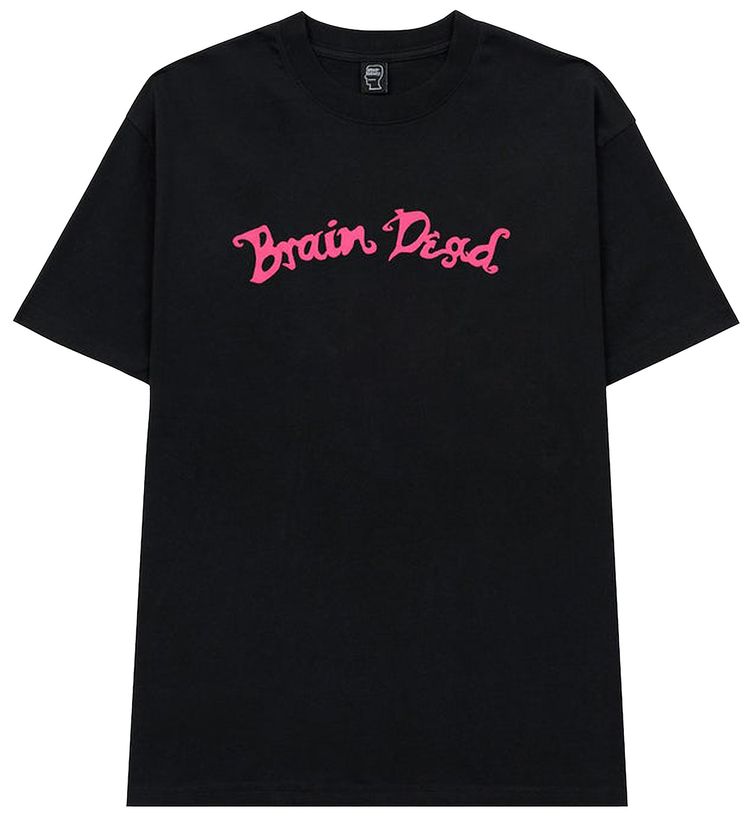 Brain Dead Monty Logo Tee Black