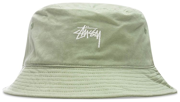 Stussy Basic Logo Bucket Light Green