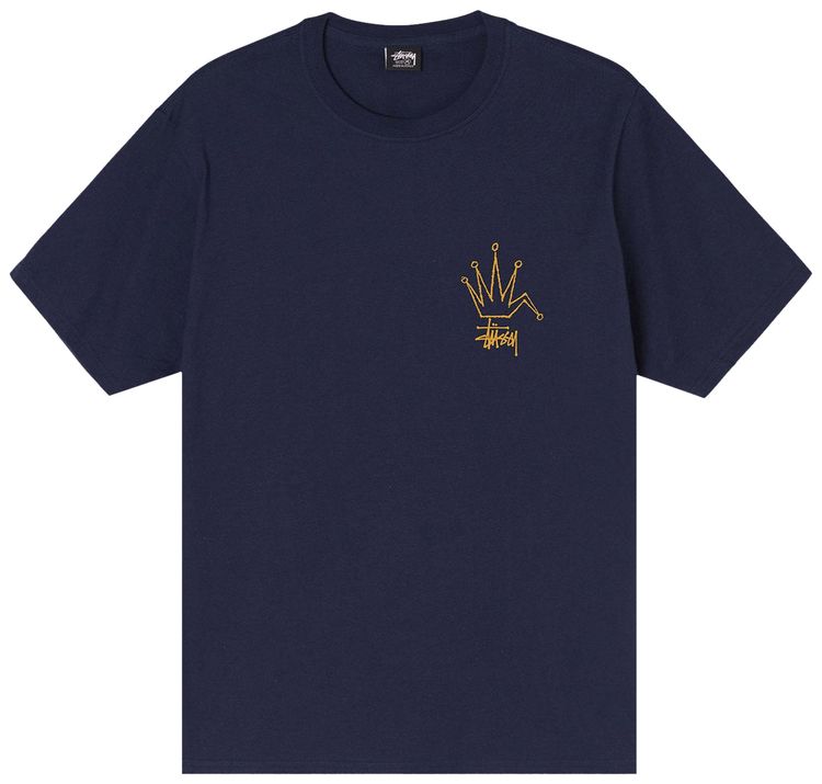 Stussy Broken Crown Tee Navy