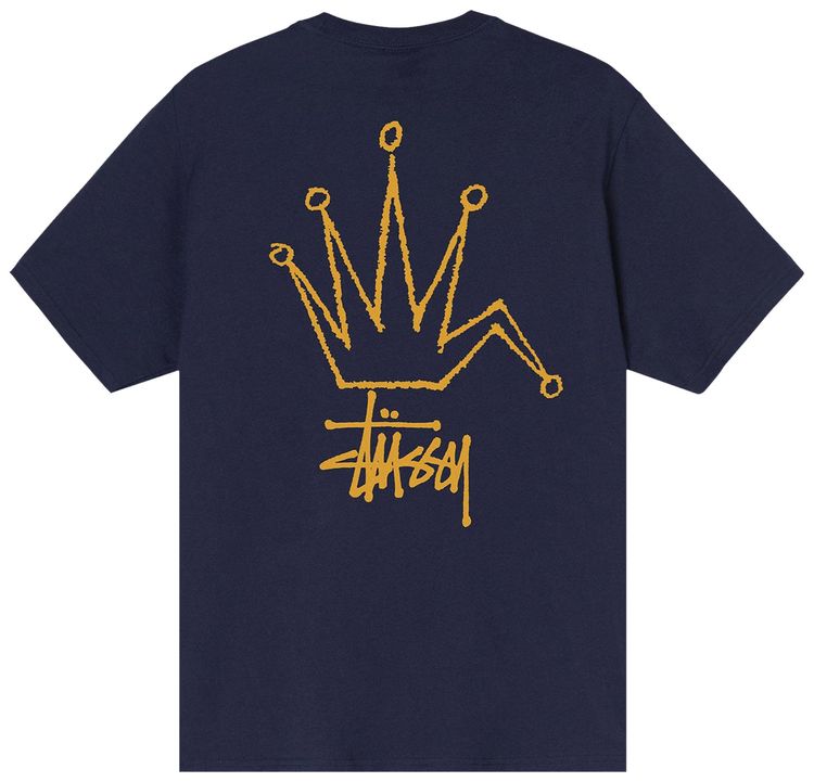 Stussy Broken Crown Tee Navy