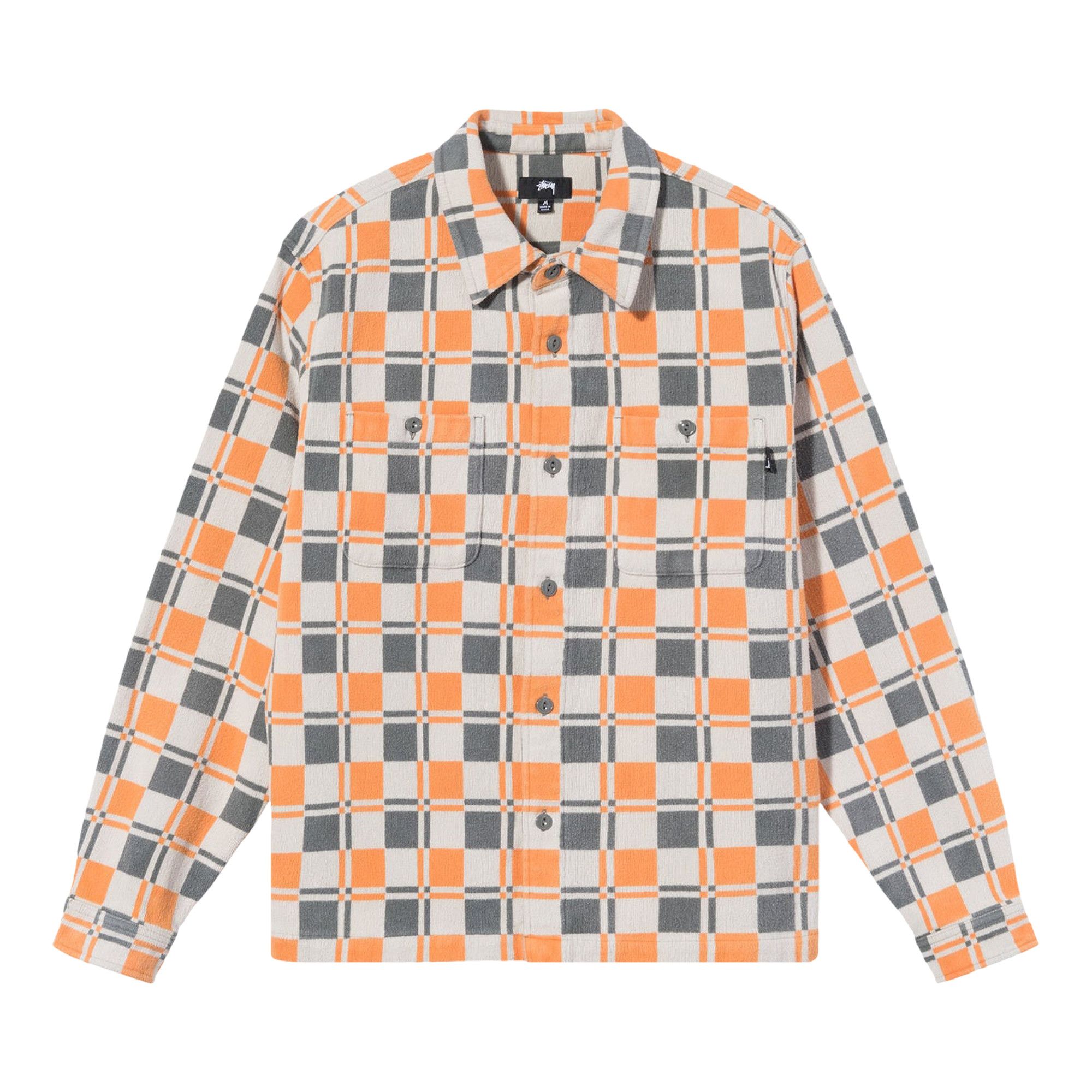 STUSSY/ステューシー BRENT PLAID LS SHIRT ジャケット Buy Stussy Brent Plaid Long-Sleeve Shirt 'Tan' - 1110199 TAN | GOAT