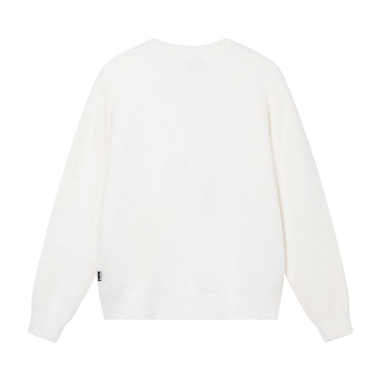 Stussy Shaggy Cardigan Bone