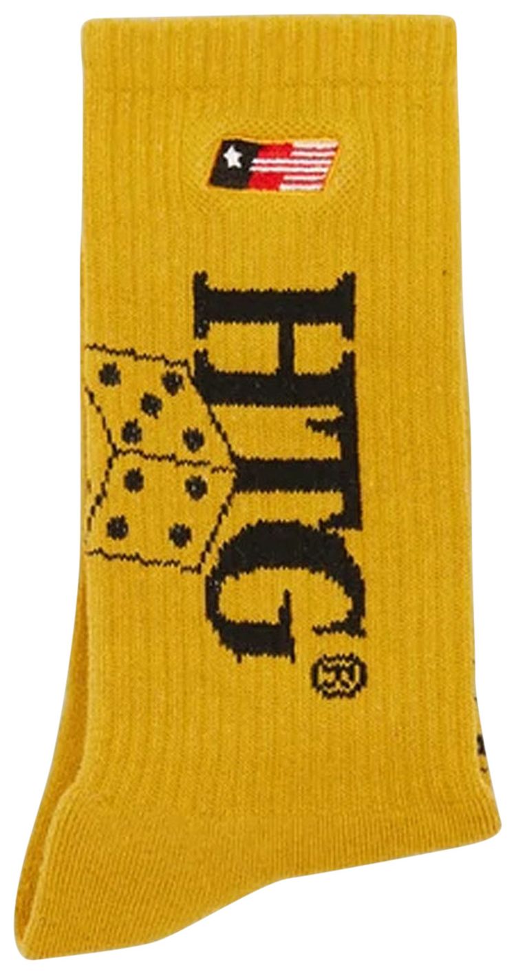 Honor The Gift Lucky Seven Socks Mustard