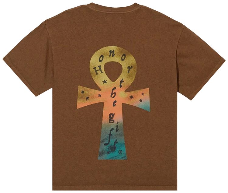 Honor The Gift Spiritual Warfare Short Sleeve Tee Brown