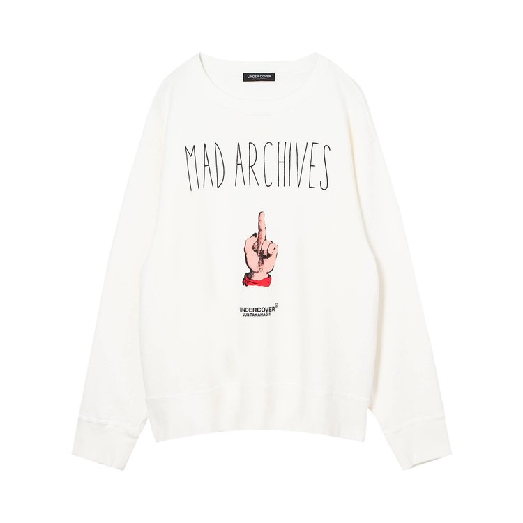 Undercover Mad Archives Long-Sleeve Tee 'White'