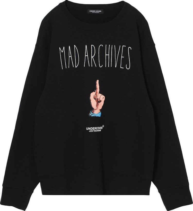 Undercover Mad Archives Long-Sleeve Tee 'Black'