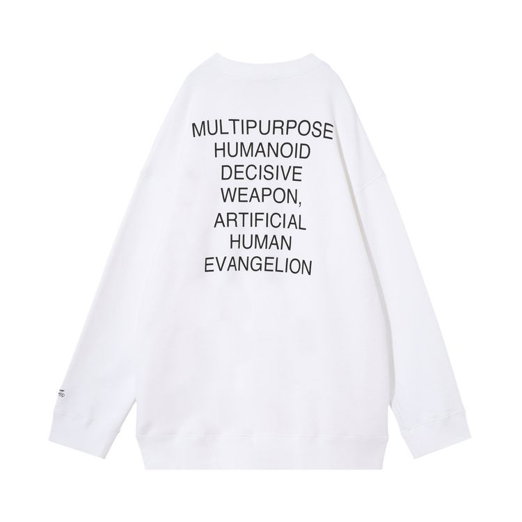 Undercover x Evangelion Crewneck 3 White