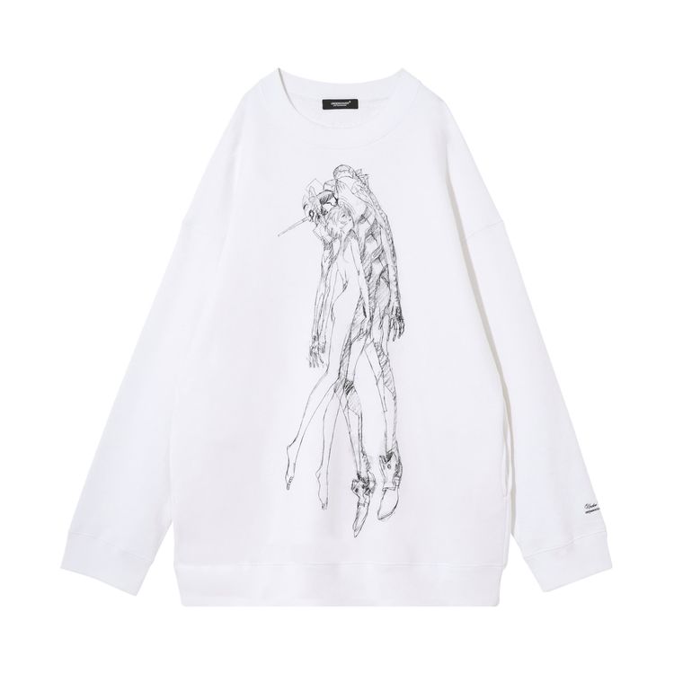 Undercover x Evangelion Crewneck 3 White