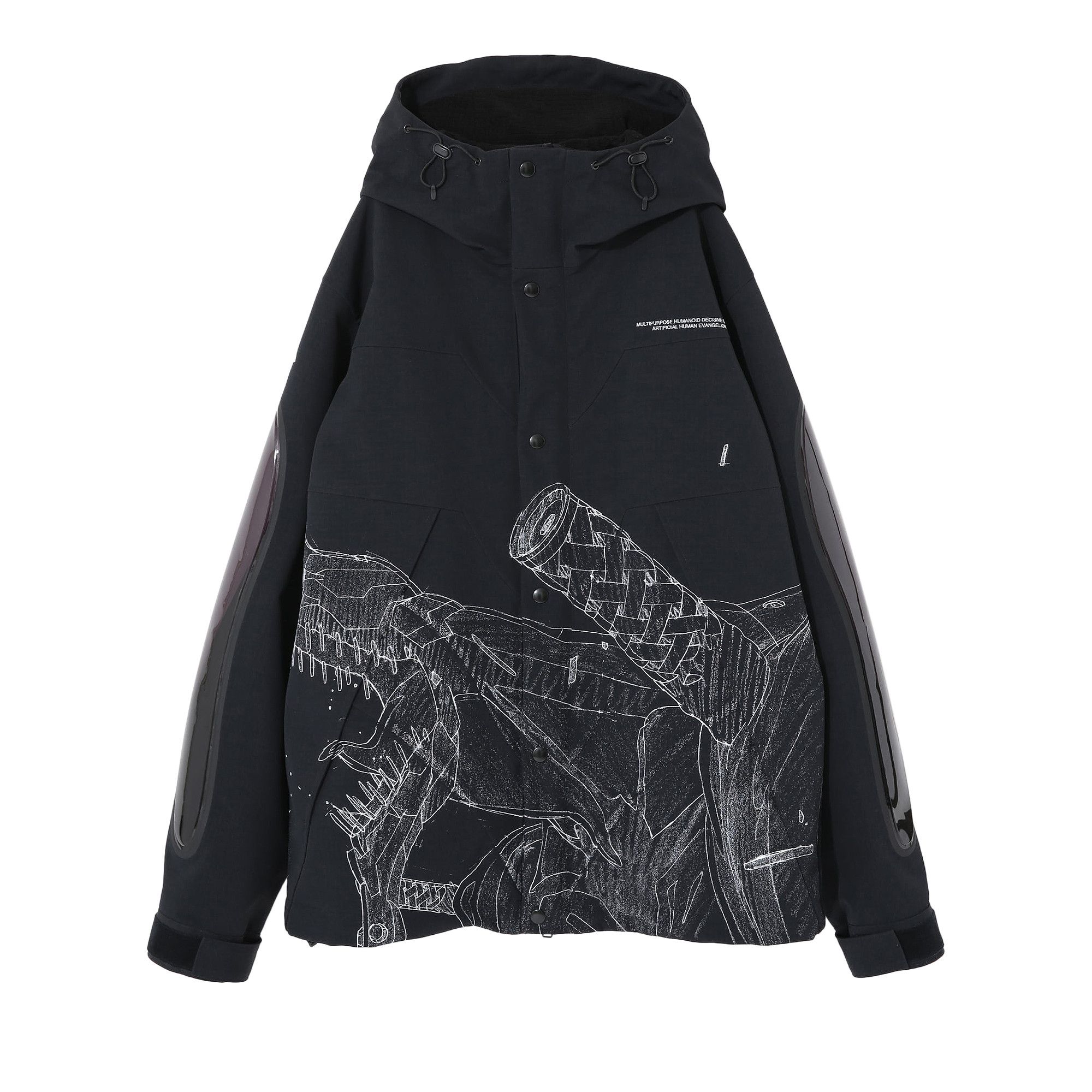 Buy Undercover x Evangelion Shell Jacket 'Black' - UC2A4210