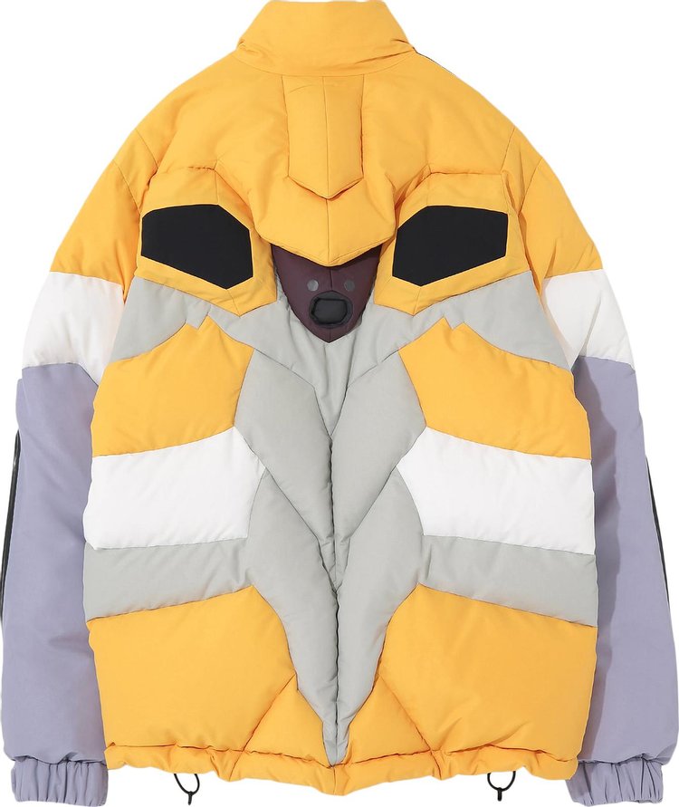 Undercover x Evangelion Puffer Jacket Yellow