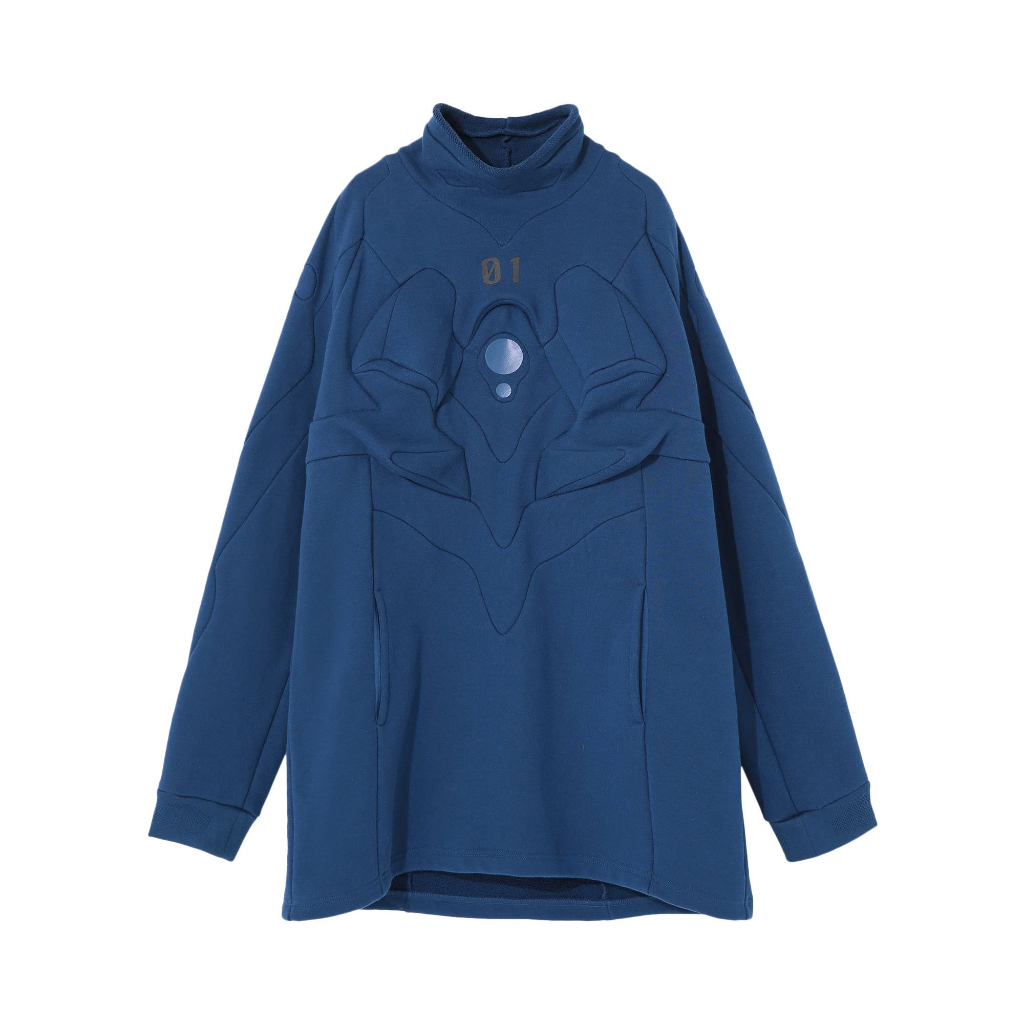 Buy Undercover x Evangelion Turtleneck Crewneck 'Blue