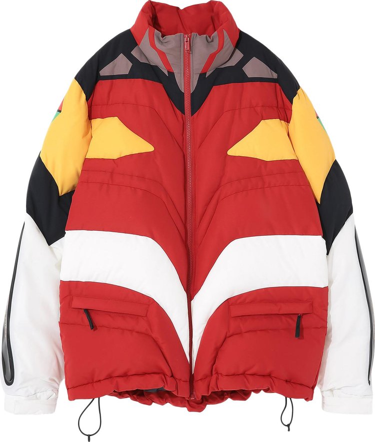 Buy Undercover x Evangelion Puffer Jacket 'Red' - UC2A4214 1 RED | GOAT