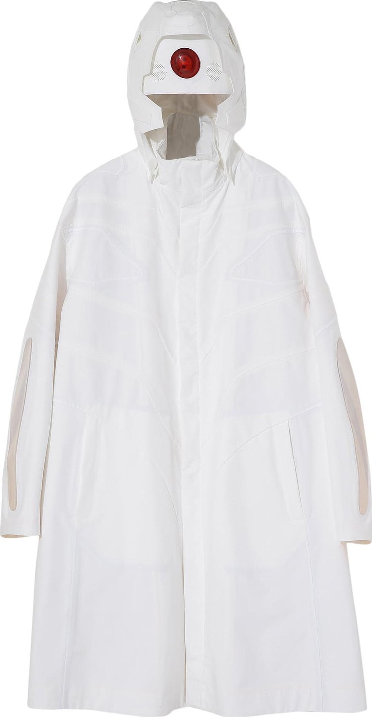 Undercover x Evangelion Removable Hood Trench Coat 'White'