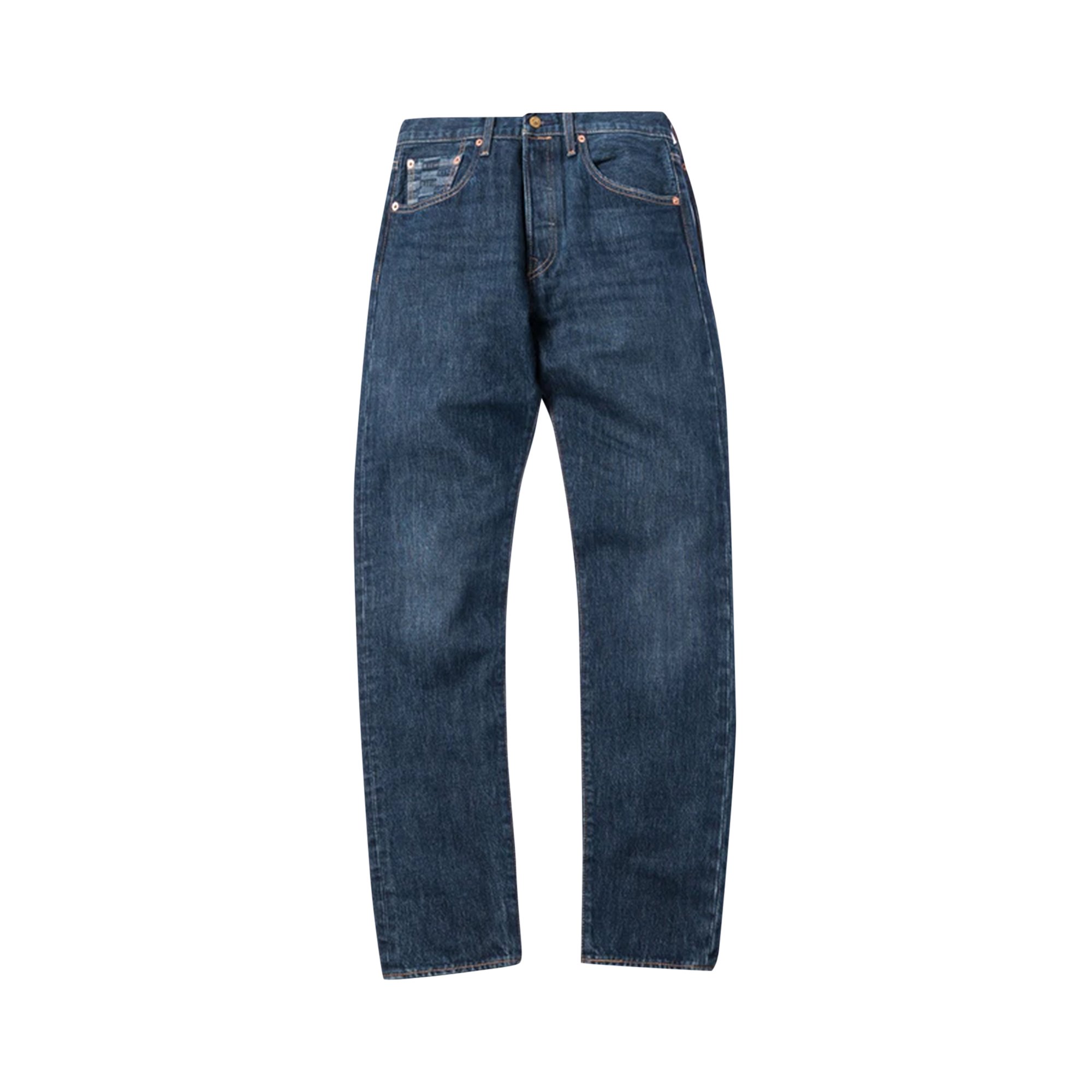 Buy Kith For Levi's Monogram 501 Jeans 'Dark Blue' - 0725 1FW180201FLM5 DARK  | GOAT