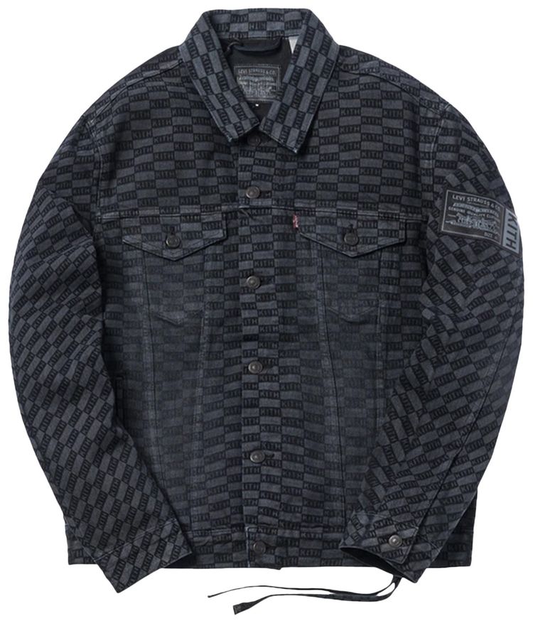 Kith For Levis Damn Straight AOP Trucker Jacket Black