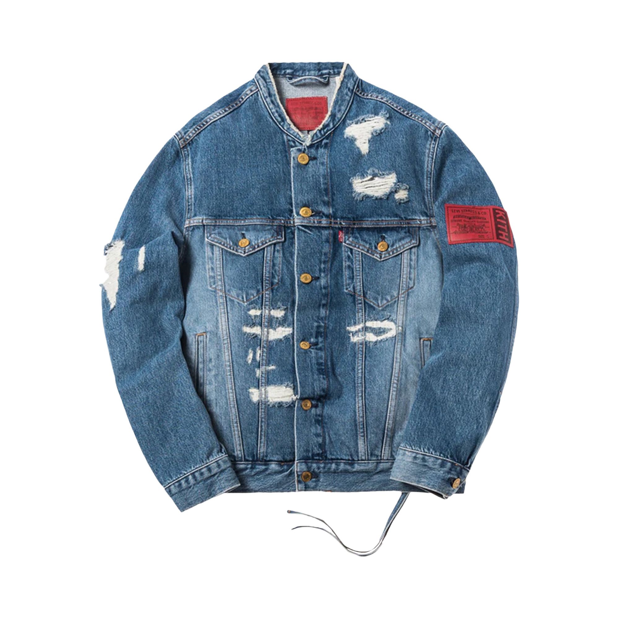 Buy Kith For Levi s Strawberry Fields Patched Trucker Jacket